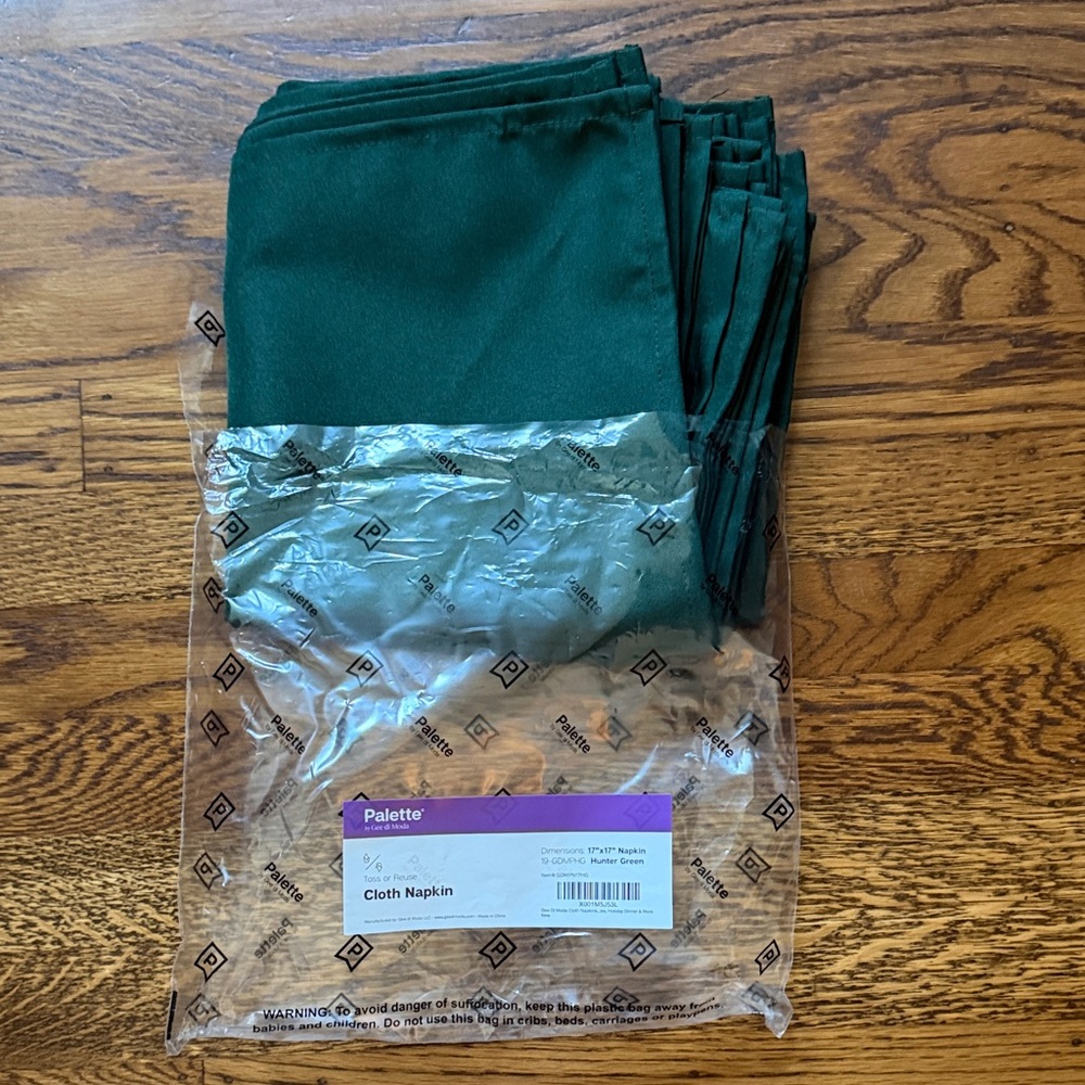 Green Cloth Napkins